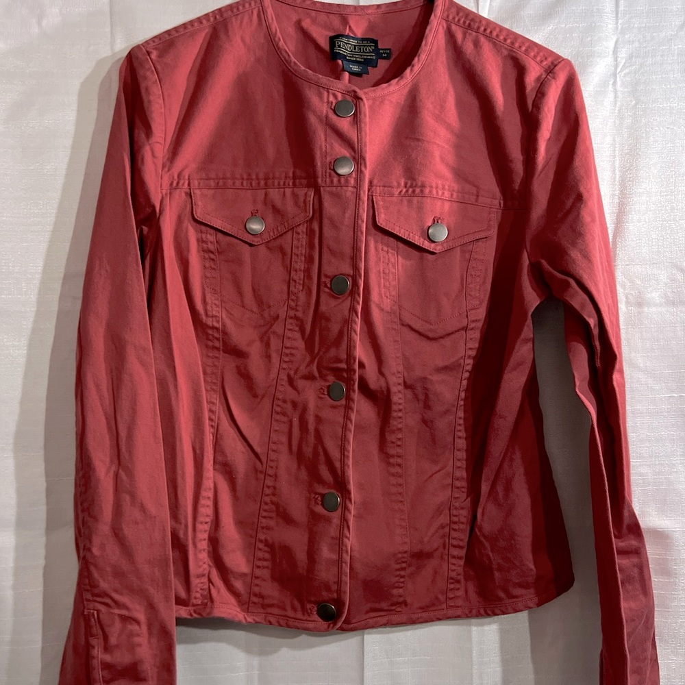 Pendleton Jacket Coral Size Medium - image 1